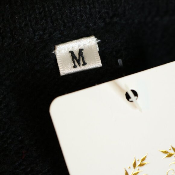 V28 Christmas Sweater Button Front Santa Snowman Tree - Picture 10 of 15